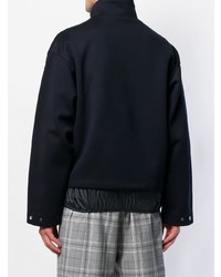 Мужской темно-синий бомбер от Oamc