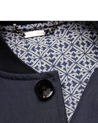 Мужской темно-синий бомбер от Hardy Amies