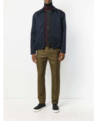 Мужской темно-синий бомбер от Marni