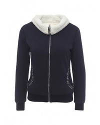 Женский темно-синий бомбер от Elisa Immagine