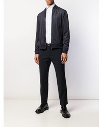 Мужской темно-синий бомбер от Giorgio Armani