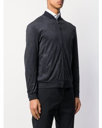 Мужской темно-синий бомбер от Giorgio Armani