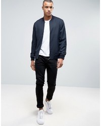 Мужской темно-синий бомбер от Ted Baker