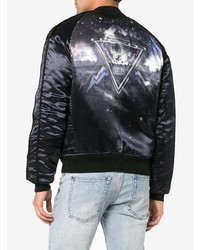 Мужской темно-синий бомбер от Balmain