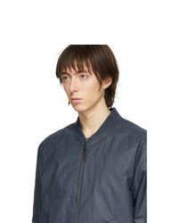 Мужской темно-синий бомбер от John Elliott