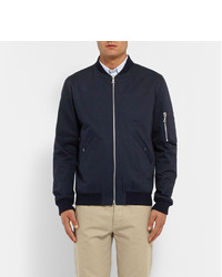 Мужской темно-синий бомбер от A.P.C.