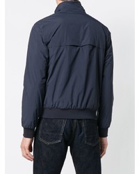 Мужской темно-синий бомбер от K-Way