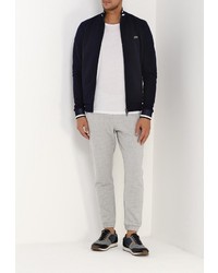 Мужской темно-синий бомбер от Lacoste