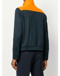 Мужской темно-синий бомбер от Valentino