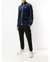 Мужской темно-синий бомбер от Fila