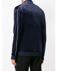 Мужской темно-синий бомбер от Fila