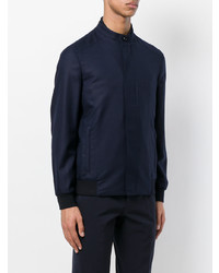 Мужской темно-синий бомбер от Larusmiani