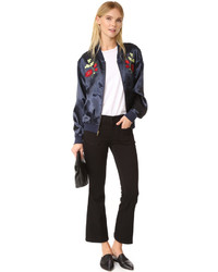 Женский темно-синий бомбер от Tularosa