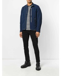 Мужской темно-синий бомбер от Diesel