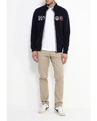 Мужской темно-синий бомбер от Napapijri