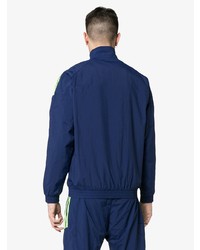 Мужской темно-синий бомбер от adidas