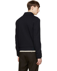 Мужской темно-синий бомбер от Carven