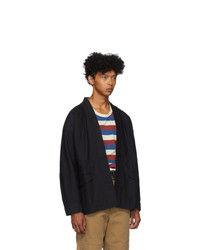 Мужской темно-синий бомбер от VISVIM