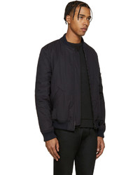 Мужской темно-синий бомбер от A.P.C.