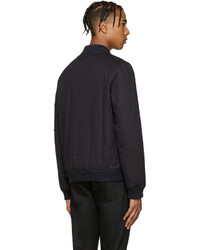 Мужской темно-синий бомбер от A.P.C.