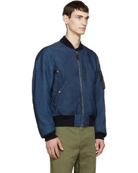 Мужской темно-синий бомбер от VISVIM