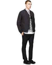 Мужской темно-синий бомбер от Acne Studios