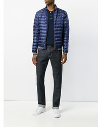 Мужской темно-синий бомбер от Herno