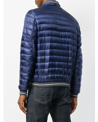 Мужской темно-синий бомбер от Herno