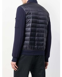 Мужской темно-синий бомбер от Fay