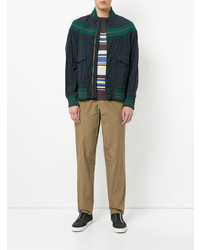 Мужской темно-синий бомбер от Kolor