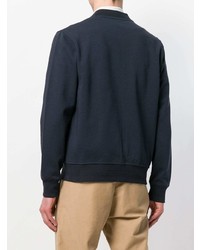 Мужской темно-синий бомбер от Fay