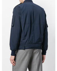 Мужской темно-синий бомбер от Études