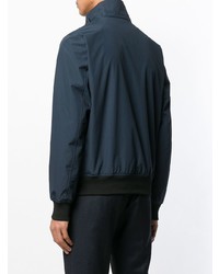 Мужской темно-синий бомбер от Woolrich