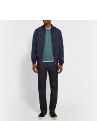 Мужской темно-синий бомбер от Gucci