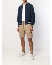 Мужской темно-синий бомбер от Eleventy