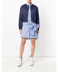 Женский темно-синий бомбер от MSGM