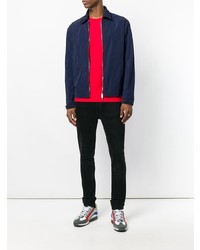 Мужской темно-синий бомбер от DSQUARED2