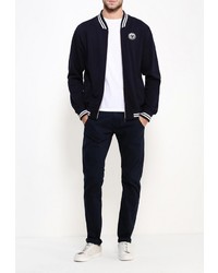 Мужской темно-синий бомбер от Sela