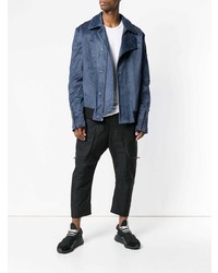 Мужской темно-синий бомбер от Lost & Found Ria Dunn