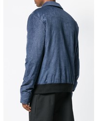 Мужской темно-синий бомбер от Lost & Found Ria Dunn