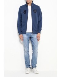 Мужской темно-синий бомбер от Tom Tailor