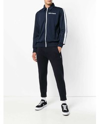 Мужской темно-синий бомбер от Palm Angels