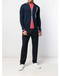 Мужской темно-синий бомбер от Eleventy