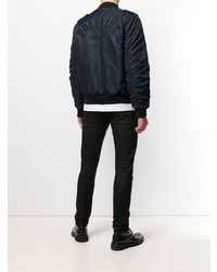 Мужской темно-синий бомбер от Zadig & Voltaire