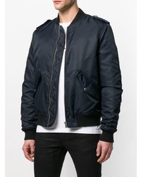 Мужской темно-синий бомбер от Zadig & Voltaire