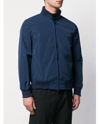 Мужской темно-синий бомбер от Aspesi