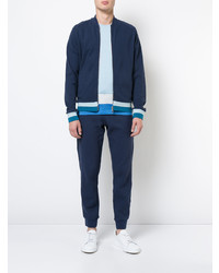 Мужской темно-синий бомбер от Orlebar Brown