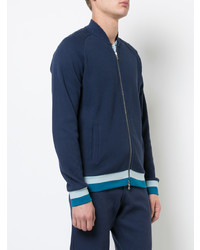 Мужской темно-синий бомбер от Orlebar Brown