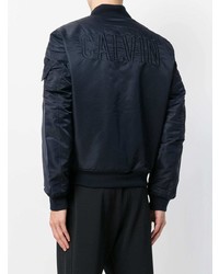 Мужской темно-синий бомбер от CK Jeans