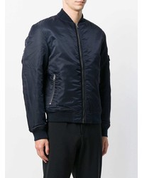 Мужской темно-синий бомбер от CK Jeans